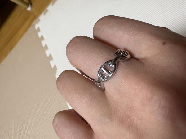 シェーヌダンクル リング コピーエルメス シェーヌダンクル Bague Chaine DAncre EnchaineeリングPM20A1120G198