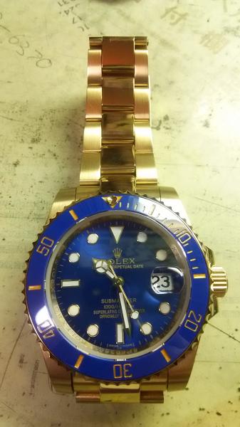 20新作 ロレックス サブマリーナー デイト 18 ct イエローゴールド 126618LB