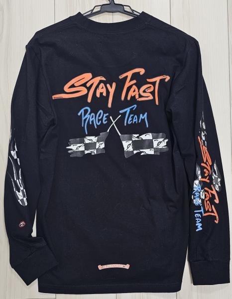 ★クロムハーツ★マティボーイ 偽物 Stay Fast 長袖 Tシャツ