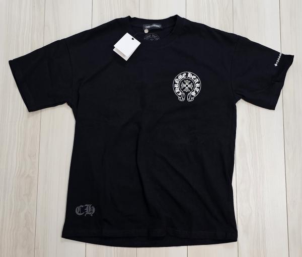 スーパーコピー ちゃんと 届いた クロムハーツ Tシャツ 偽物 CH Horseshoe Tee Black 21042629