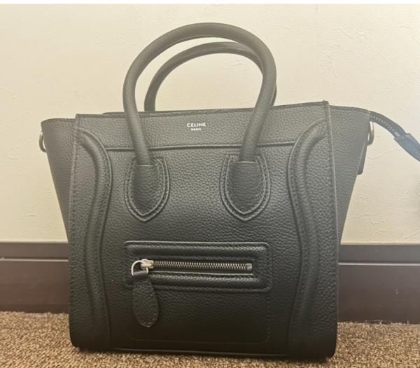 セリーヌ NANO LUGGAGE ラゲージナノ 偽物 ブラック 189243DRU.38NO