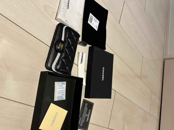 シャネル クラシック ジップ カードケースAP2570 Y04059 NK295