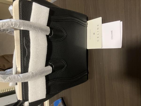 セリーヌ NANO LUGGAGE ラゲージナノ 偽物 ブラック 189243DRU.38NO