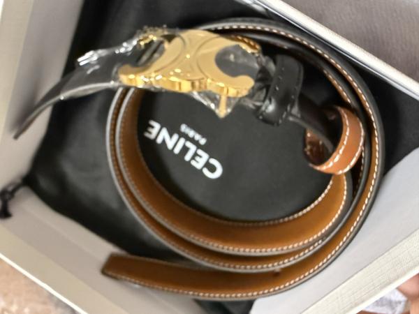 人気アイコン！即発送セリーヌ トリオンフ バックル＆リバーシブルストラップ 25MM 贋物 6色 sl20250812