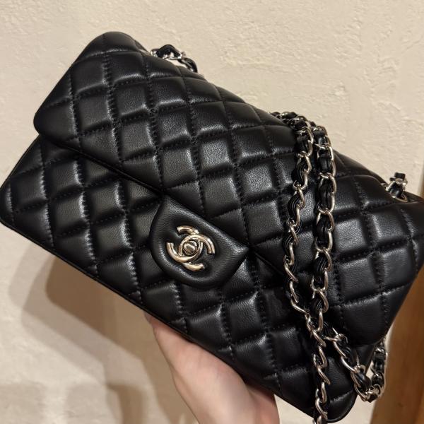 シャネル コピー  バッグ original leather ブラック CCマーク レディース 大人気! チェーンバッグ A1112-11