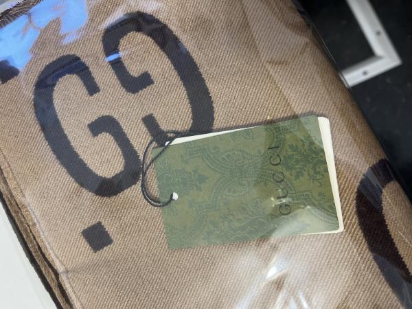 人気！【グッチ】スーパーコピーGGロゴ ウールシルク マフラー 国内即発WJ35