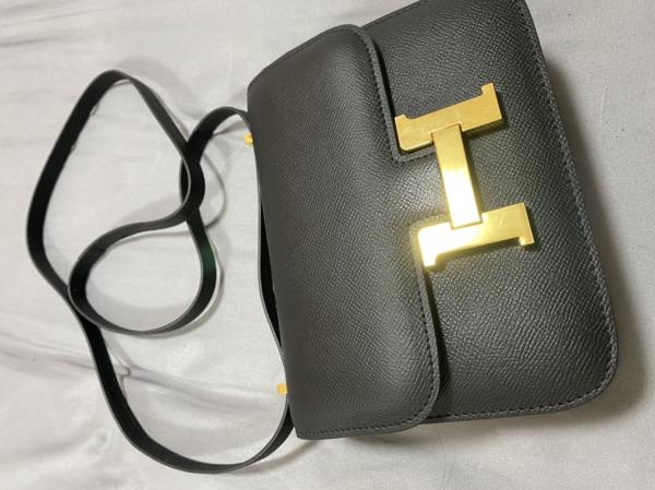 《入手困難★》エルメス コンスタンス コピー ミニ 18cm 黒 PG金具 21122903