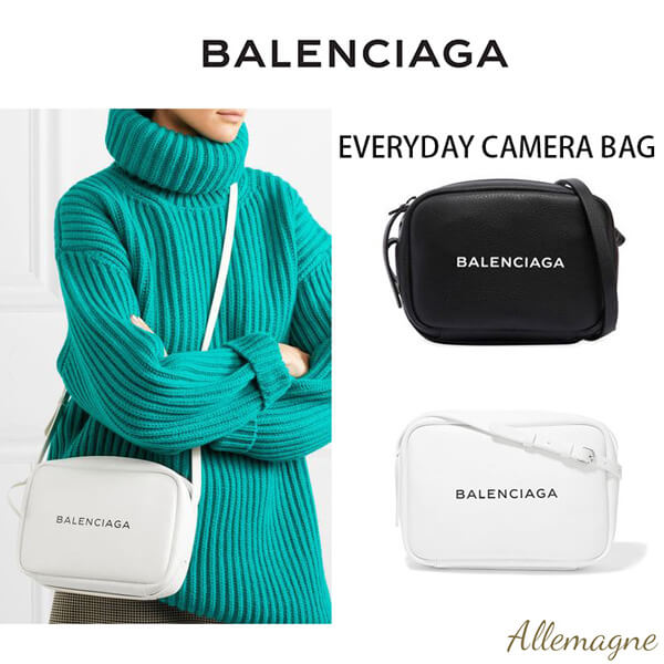 バレンシアガ EVERYDAY ロゴ入り ショルダーバッグ 8031204 白