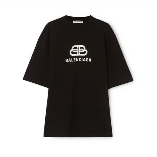 19SS新作 バレンシアガ Tシャツコピー New BB Mode オーバーサイズTシャツ 9080708