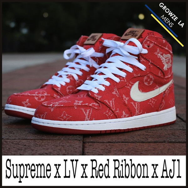 大人気★ナイキ コピー Red Ribbon Recon x シュプリーム x LV x Air Jordan 1 20070105
