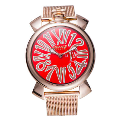 ガガミラノ スーパーコピー Slim 46mm Goldコーティング 5081.4
