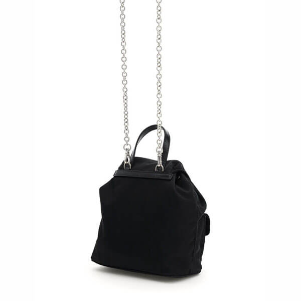 ★ プラダ ★Mini Chain-Strap Backpack 1BH029_V44_F0011_V_COM