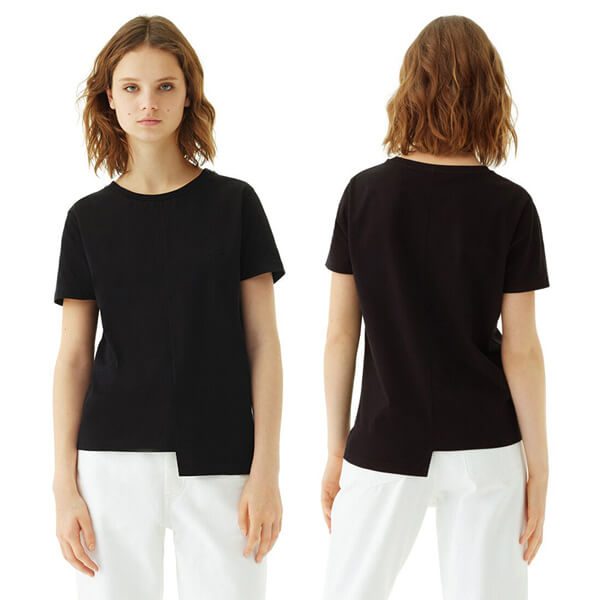 【20SS NEW】ロエベ Tシャツ 偽物 アナグラム ロエベ_women/Asymmetric Anagram T-Shirt TシャツH6109900CR9
