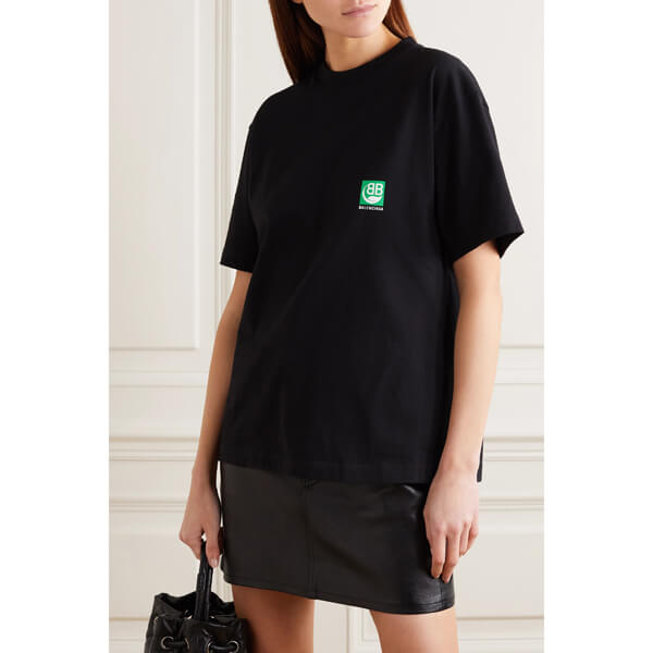 バレンシアガコピーバレンシアガ ロゴTシャツ The houses newest logo Tシャツ☆201116B128