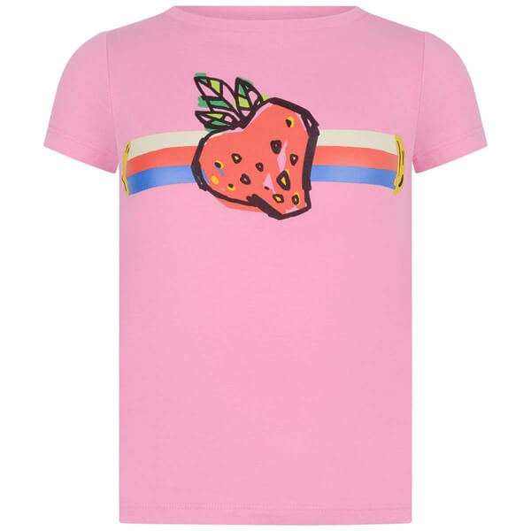 2020新作限定人気 グッチ☆グッチ いちご コピー Tシャツ バックロゴストロベリー 4-10Y08PAX9036