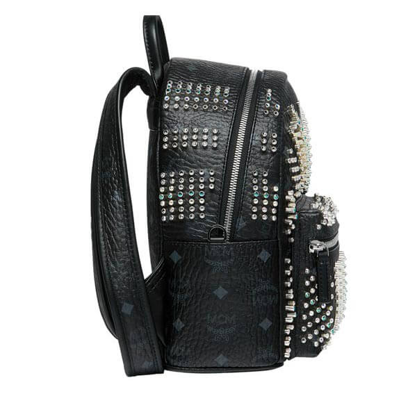 ★エムシーエムリュック コピー★〈スターク〉バックパック グレーディング M BLACK28BA2