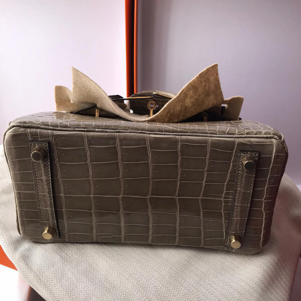 エルメス バーキコピーン★クロコダイル Birkin25 PK03