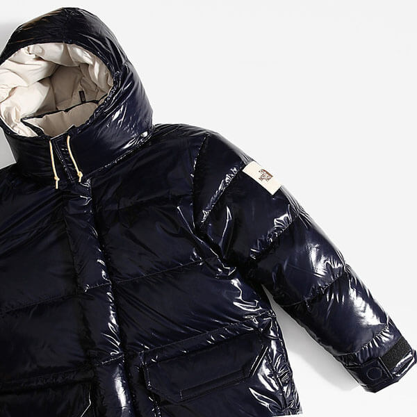 TNF☆偽物ノースフェイス☆茶タグ☆ブラウンレーベル☆RIPSTOPダウン 4VUL