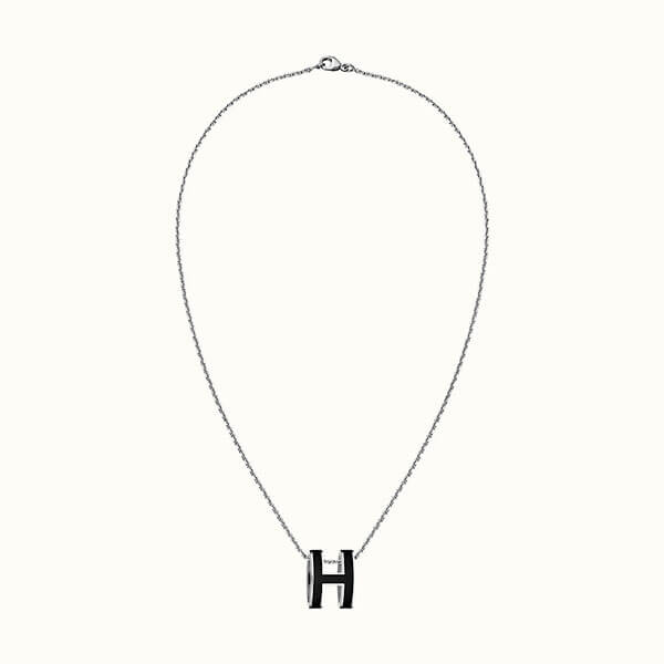 エルメスコピー 憧れの一品を手に入れてお洒落感UP！Pop H pendant BLACK120030