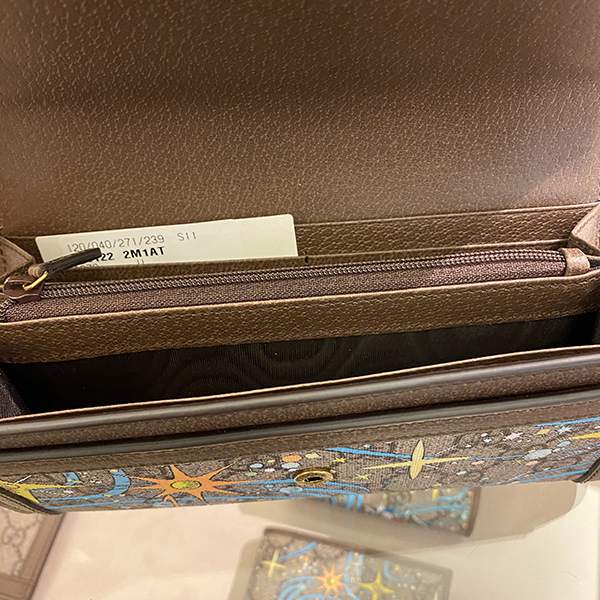 グッチ☆グッチxDISNEY スーパーコピー ドナルドダック コンチネンタル ウォレット 21040619