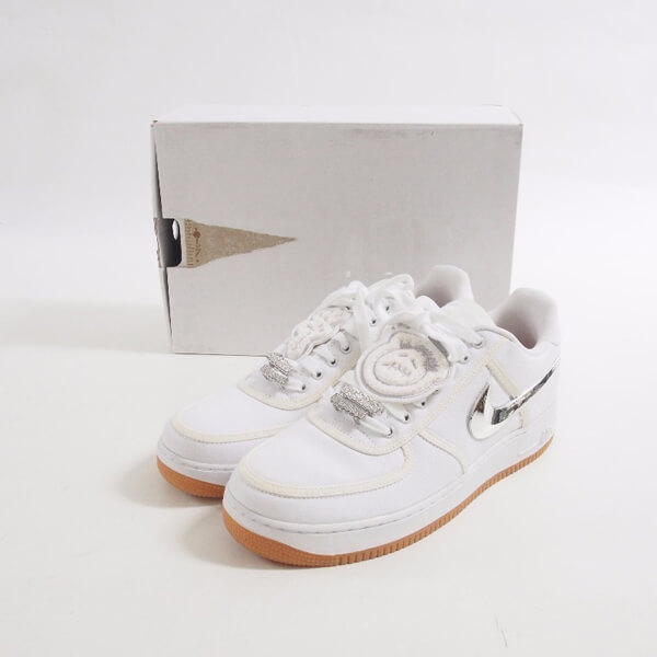 激レア コラボ TRAVIS SCOTT X ナイキ AIR FORCE 1 偽物  LOW COMPLEXCON スニーカー AF-100 AQ4211-100