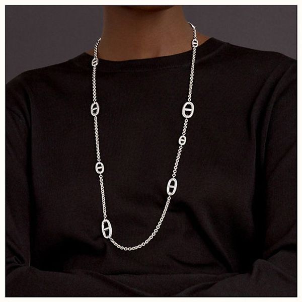 ☆エルメス ロングネックレス「ファランドール 偽物 80」H104570B 00 1030