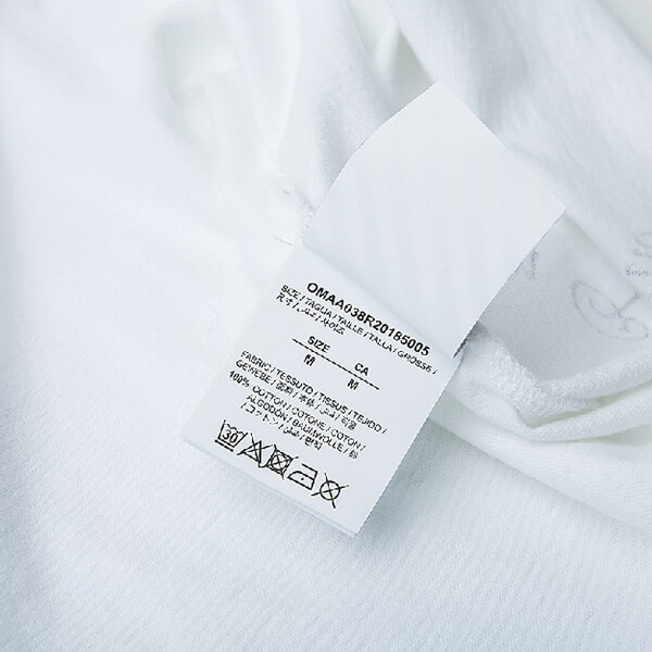 ☆オフホワイト テープアローラウンド半袖Tシャツ 偽物 OMAA038R201850050110