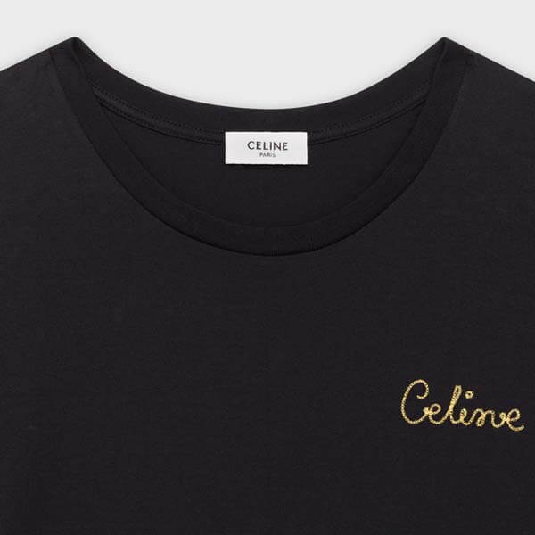 ★セリーヌ★エンブロイダリー Tシャツ 偽物 21080314