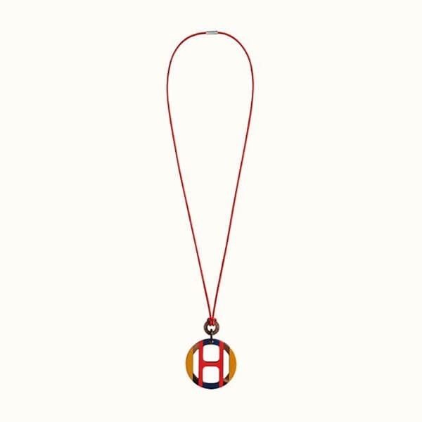 日本入手困難【エルメス ネックレス 偽物】★Anhanger H 水牛 ネックレス H057087FL05