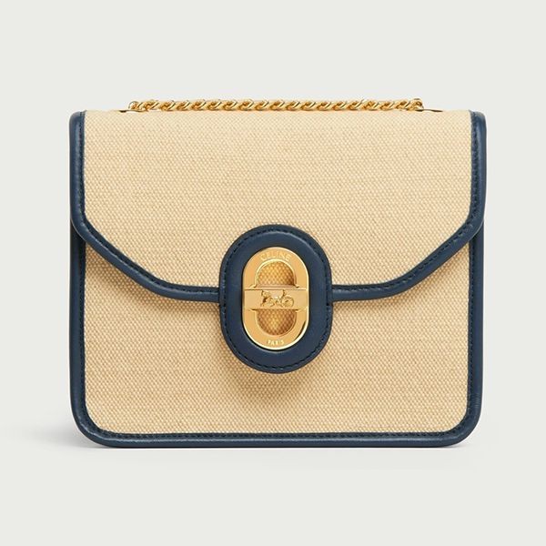 【セリーヌ】バイカラーサルキークラッチ BAG ポシェット 偽物196942DJX.01NA