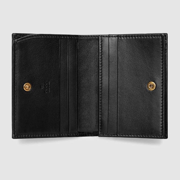 グッチ Marmont 大人気 GGマーモント二つ折り小さいお財布 コピー 466492 DRW1T 1000