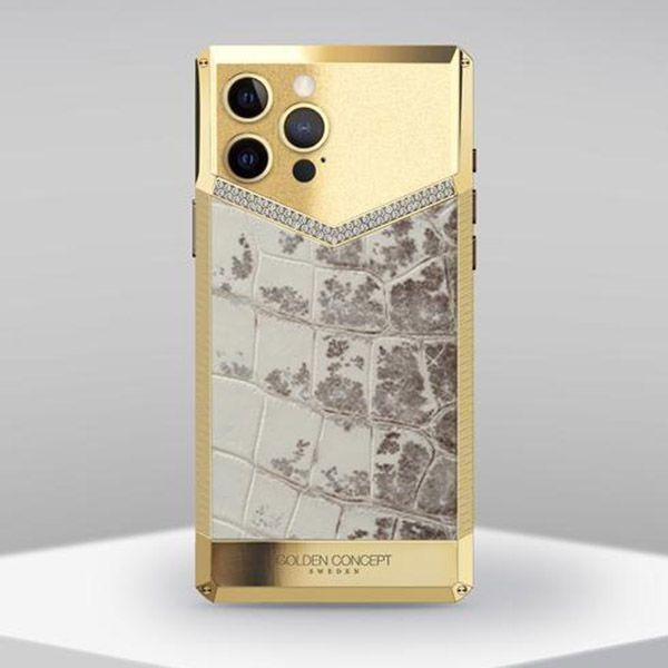 【国内発送】ゴールデンコンセプトコピー iphone13 ケース スワロフスキー18kゴールド13対応21101513
