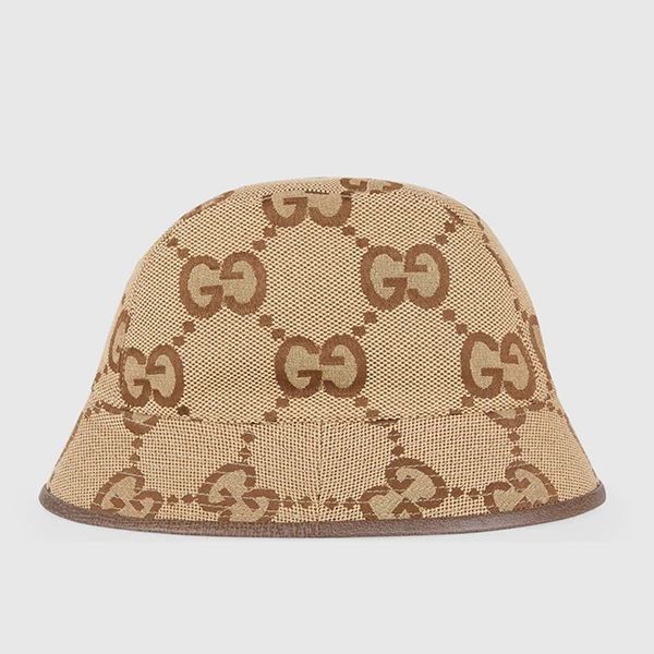 【グッチ】ユニセックス マキシ GGキャンバス バケットハットコピー 6812563HAGJ2564