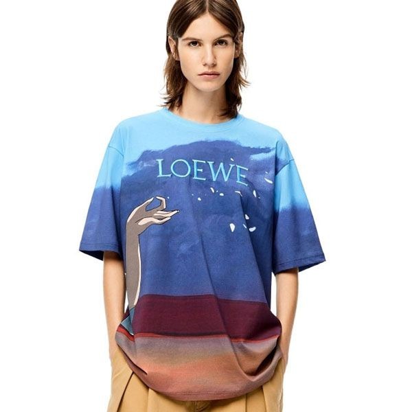 ロエベ 千と千尋の神隠し ハク Tシャツ コピー コットンジャージー H848Y22X10