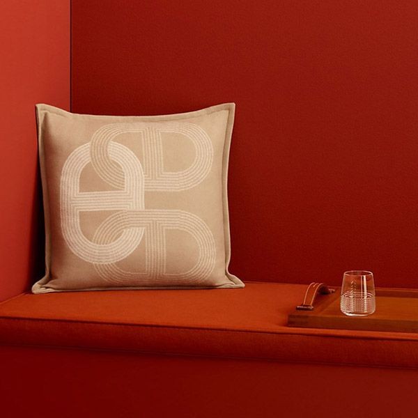 大人気！■エルメス■Circuit 24 pillow クッション メリノウール 偽物 H103300M