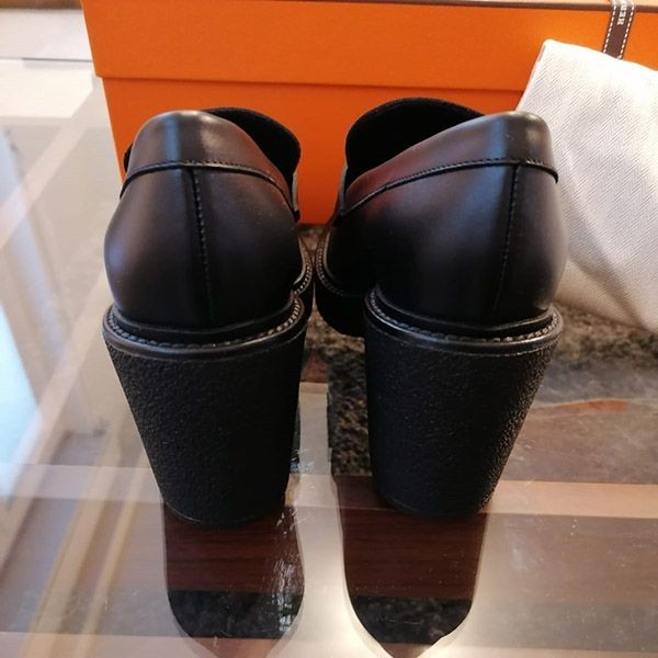 エルメス モカシン《Didi 70》ブラック カーフ 偽物 日本未入荷 H212055Z 02