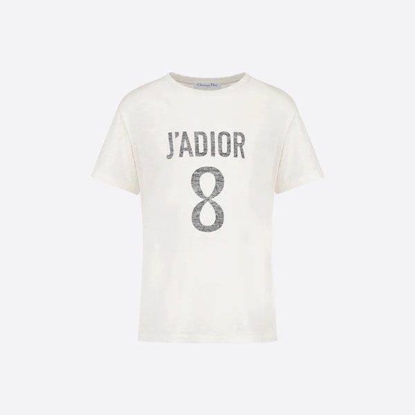 【ディオール】JAディオール 8 Tシャツ コットン リネン ラウンド ネック 213T03TC001X0200