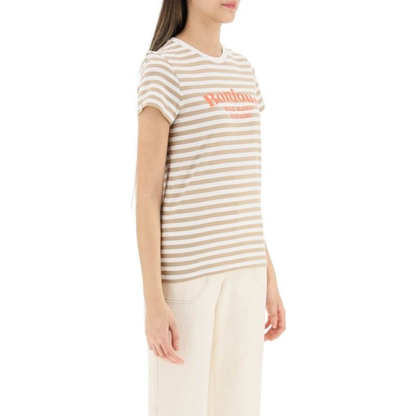 【マックスマーラ】CAPRERA ストライプ レタリングロゴＴシャツ 関税込1941102206001