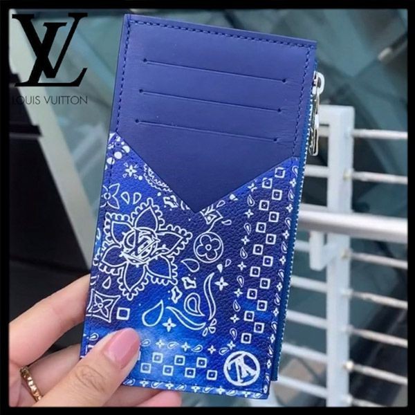 国内22FW【ルイヴィトン】コインカード・ホルダー ★ モノグラムバンダナ M81432