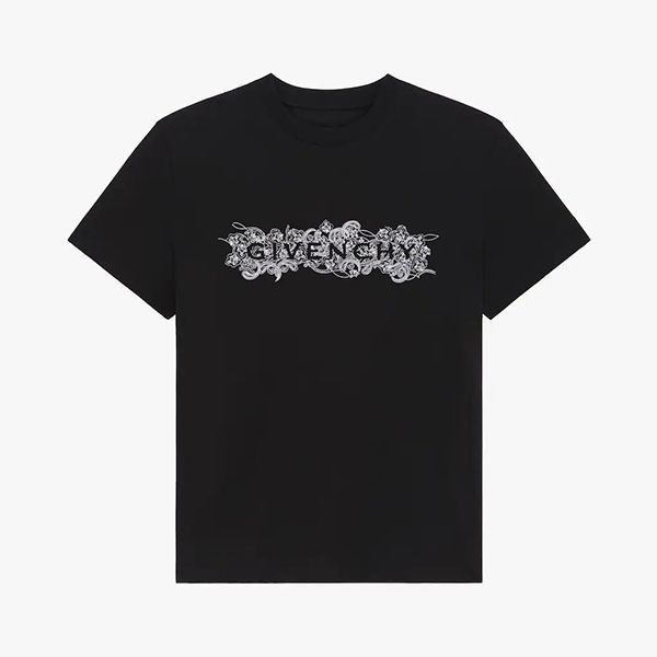 話題国内完売ジバンシィ スーパーコピー 刺繍入りジャージー Tシャツ 2色 BW707Z3ZAB-001