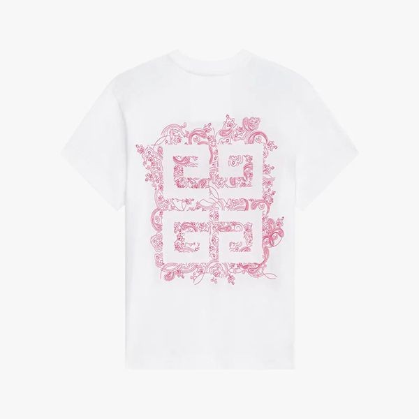 話題国内完売ジバンシィ スーパーコピー 刺繍入りジャージー Tシャツ 2色 BW707Z3ZAB-001