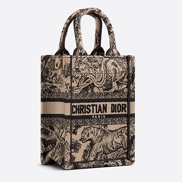 ★ディオール BOOK TOTE ミニ フォンバッグ 偽物トワルドゥジュイ 即納 2色 S5555CRGO_M928