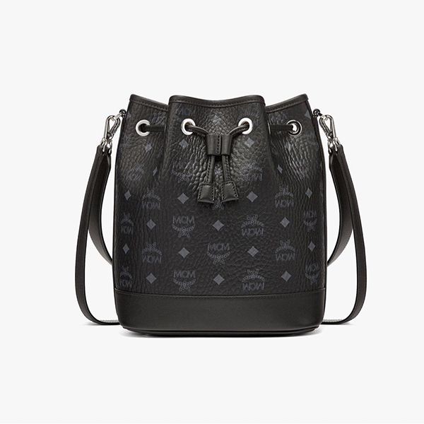可愛いMCM 偽物 DESSAU ドローストリング バッグ ヴィセトス MWDCSDU02BK001