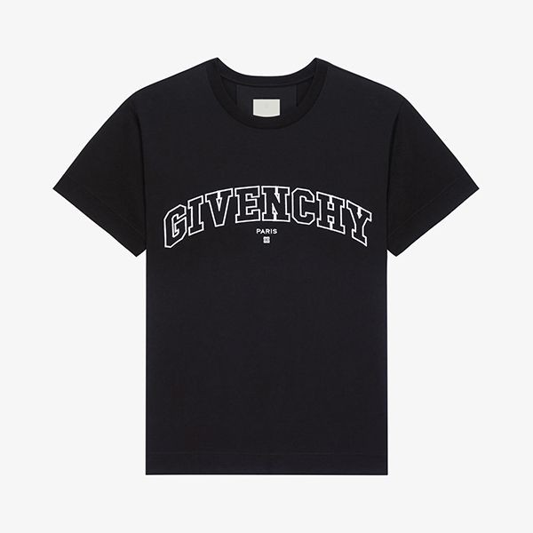 ジバンシィ 偽物 刺繍ジャージーTシャツ コットン ロゴ 2色 BM71CW3Y6B-116