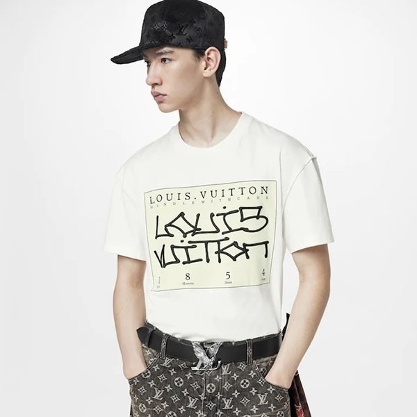 大人お洒落ルイヴィトン プリント Tシャツ スーパーコピー1AAGMB