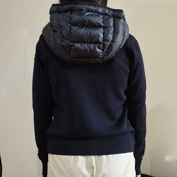 【モンクレール 偽物】ダウンパッドカーディガン パーカーTRICOT CARDIGAN