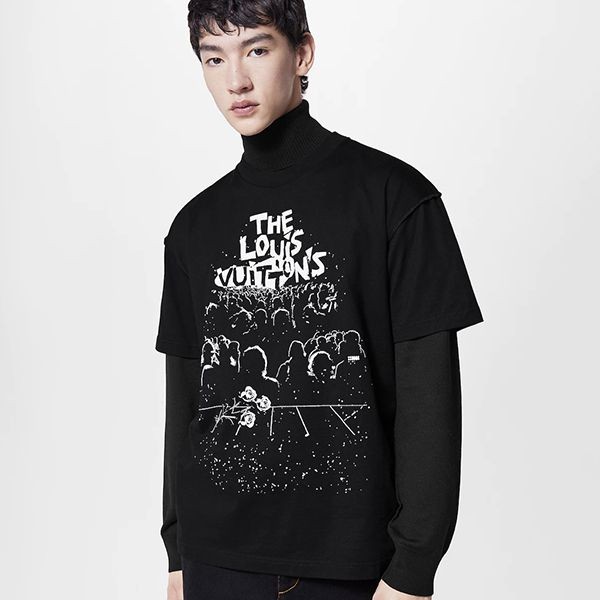 待望の再入荷ルイヴィトン LVコンサートプリントTシャツ 偽物 1AARPA