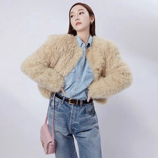 待望の再入荷セリーヌ カシミアゴート クルーネック ジャケット 偽物 2F377468E.01EM