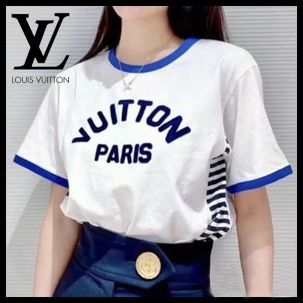 日本よりお得に!ルイヴィトン Paris Tシャツ 偽物 コットン 1ABCFS
