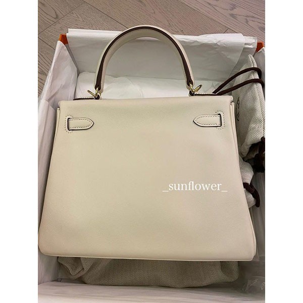 【VIPセールで入荷！】エルメス ケリー コピー Kelly25 スイフト ナタ/ゴールド金具